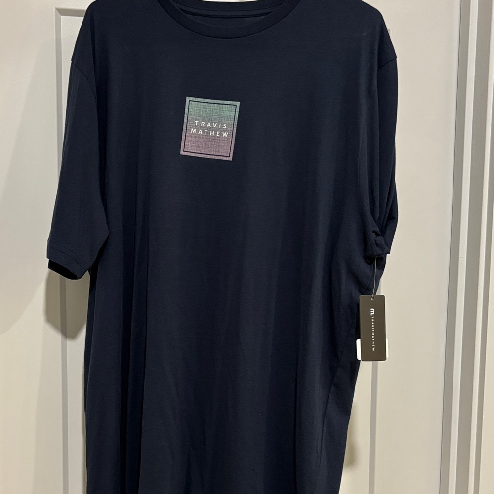Travis Mathew Dark Blue Short Sleeve Tee